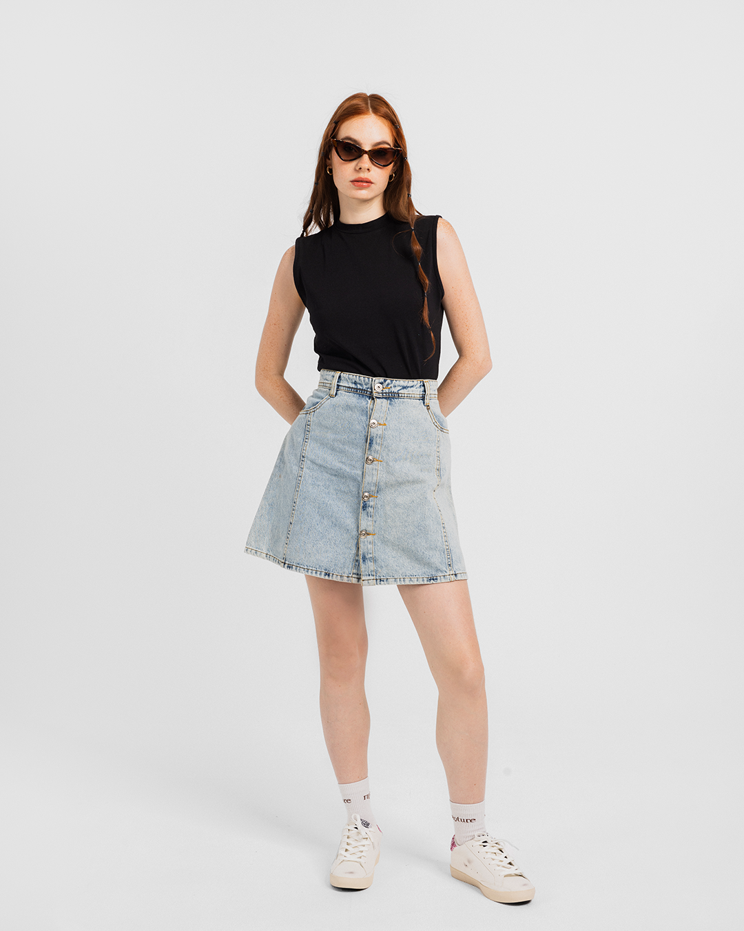 Women High Neck Undershirt توب نسائي رقبة عالية