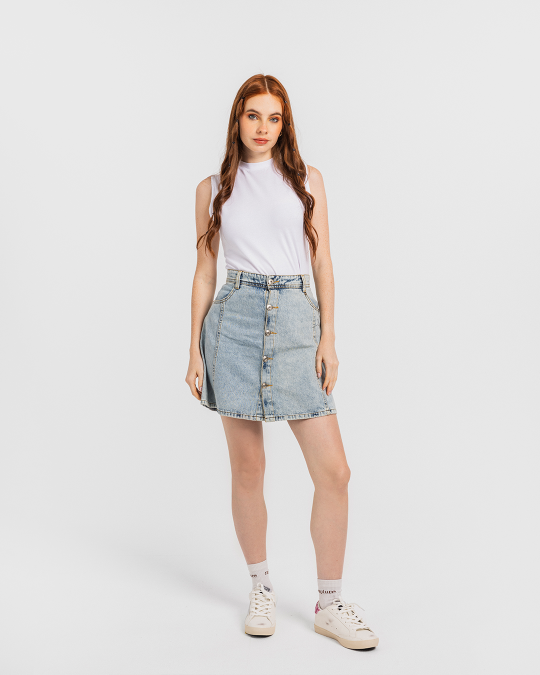 Women High Neck Undershirt توب نسائي رقبة عالية