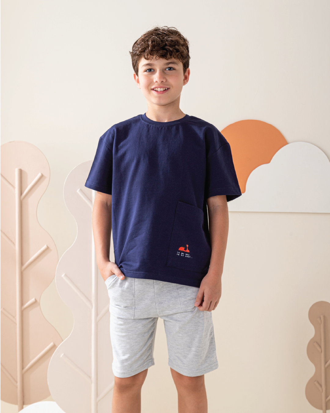 Big Pocket بيجاما أولادي نص كًم