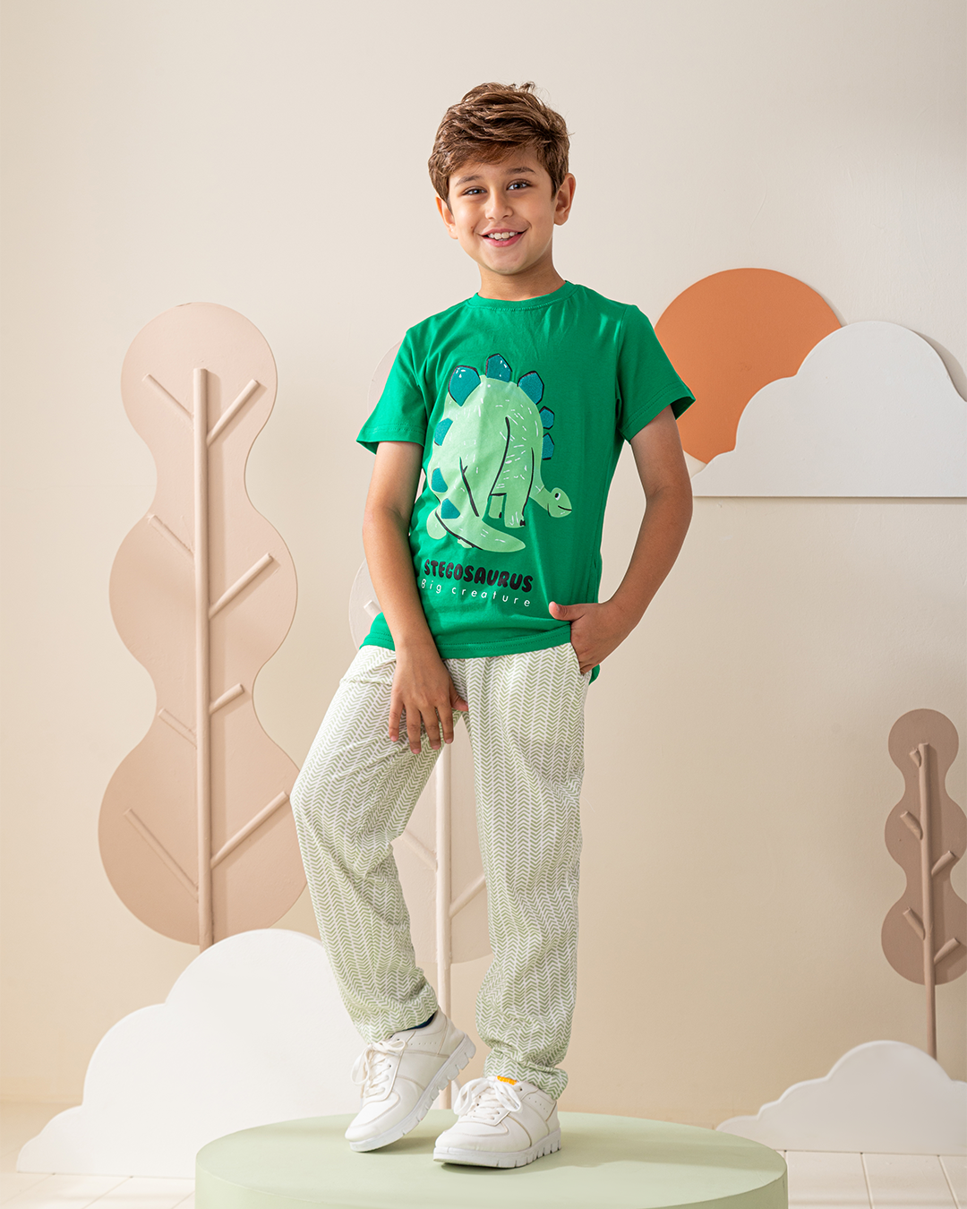 Big and Petit Creature بيجاما أولادي بنطلون