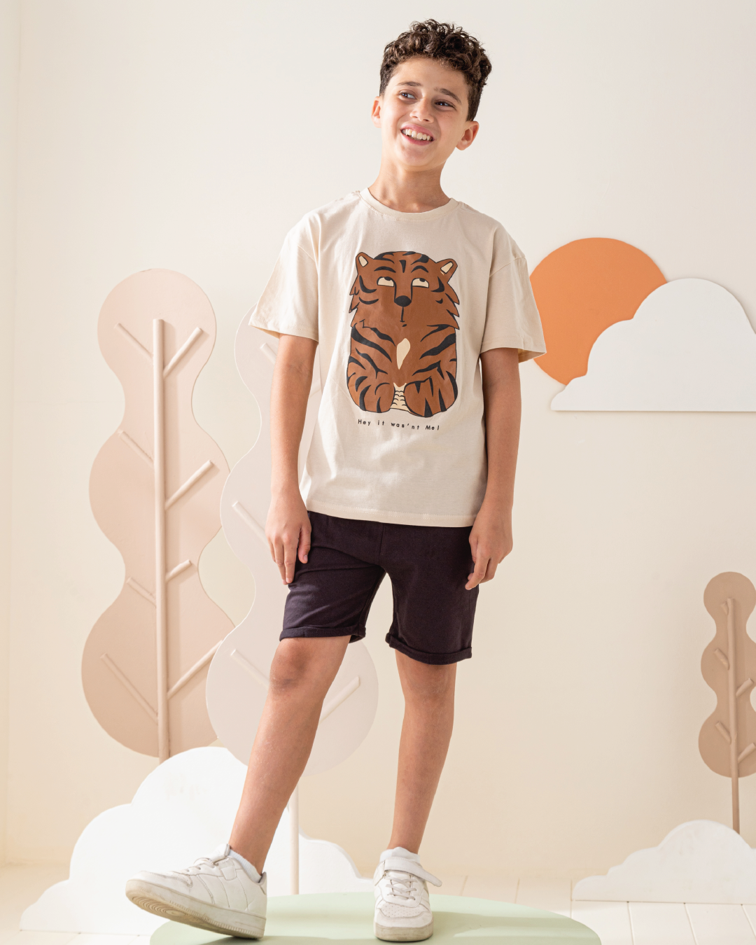 Tiger And Frog بيجاما ولادى نص كم و شورت