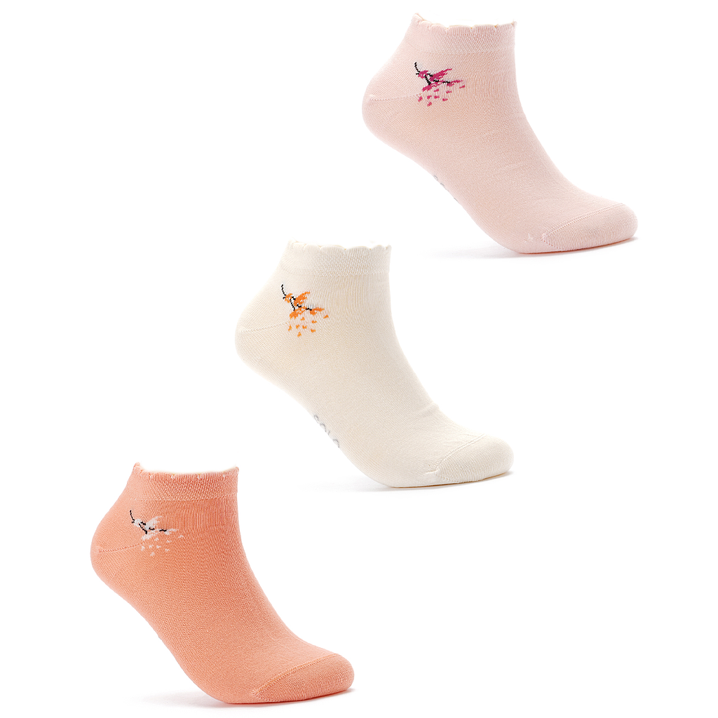 دلاغ جورب نسائي  سوكيت ليكرا منقوش باك 3