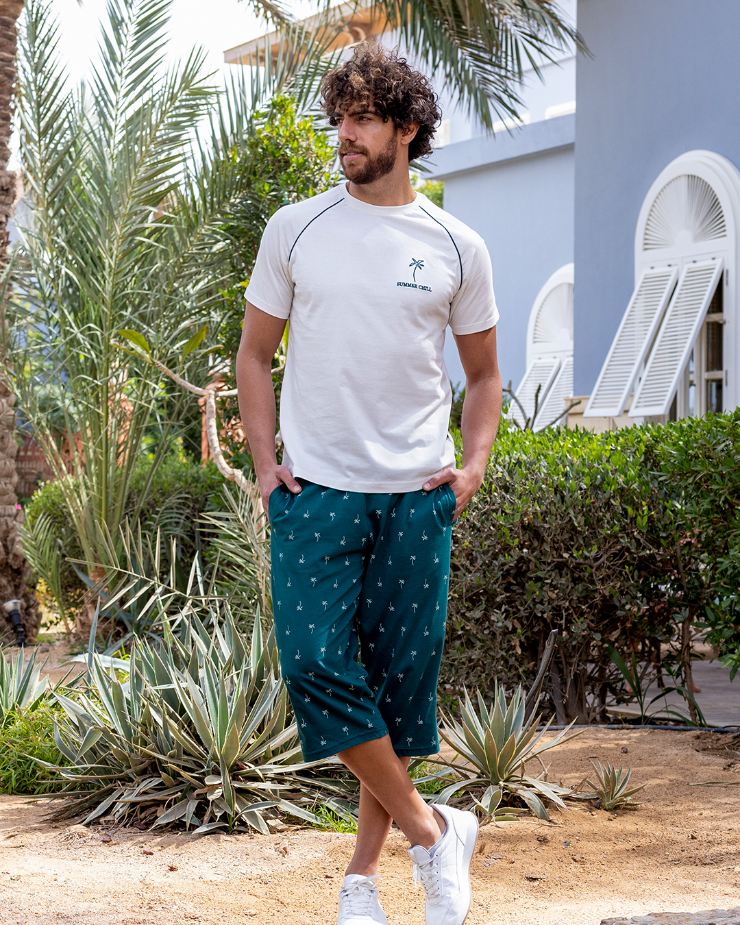 بيجاما رجالى نص كم summer chill