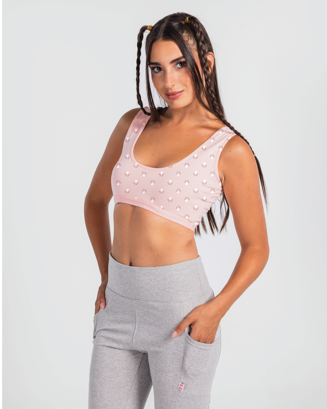 Wide Strap Sports Bra ستيان حمالة صدر نسائية