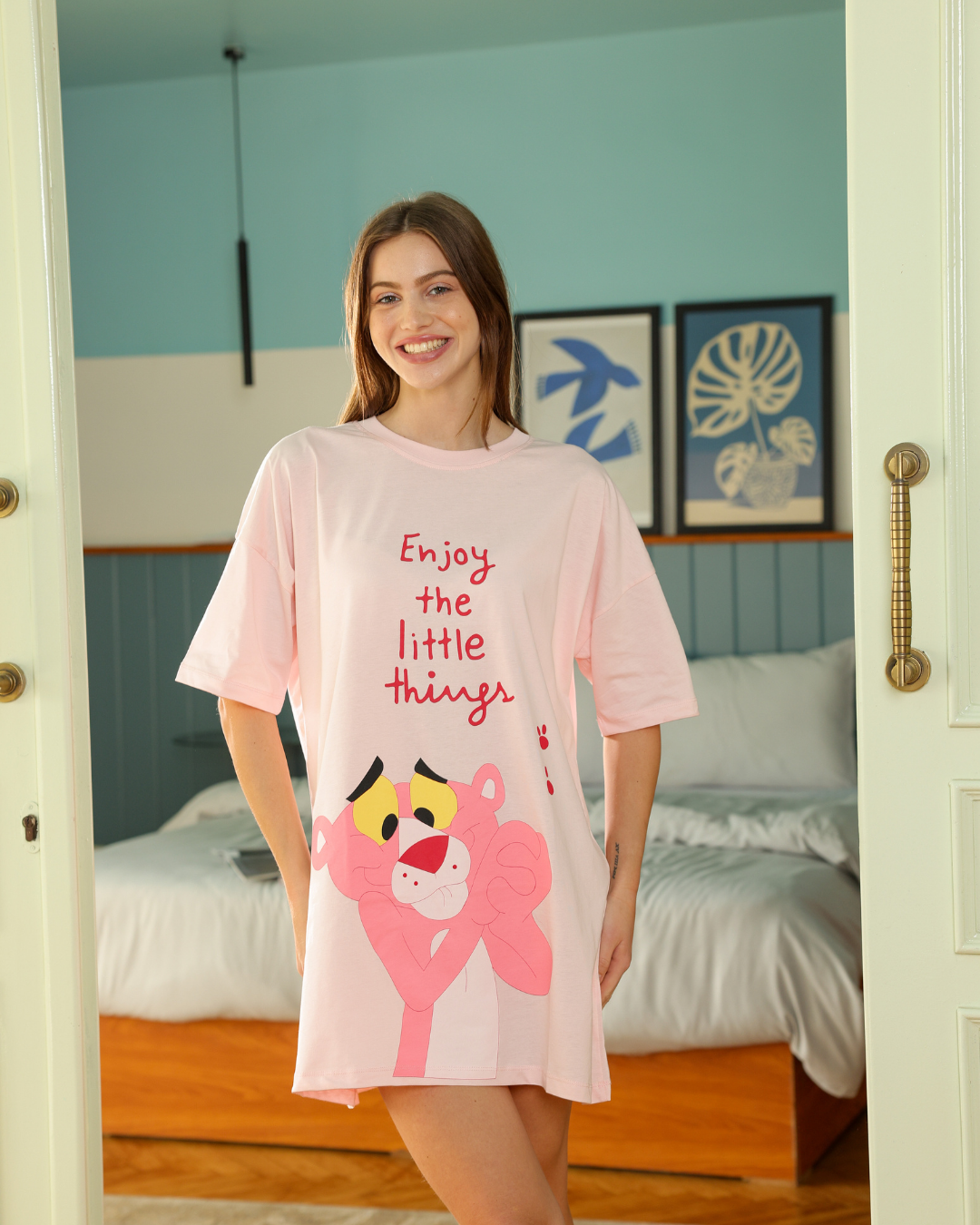 Oversized Night-shirt ميدي نسائي